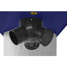 Faapríték-, faforgács- és porelszívó készülék CORMAK FM340 400V HEPA szűrővel